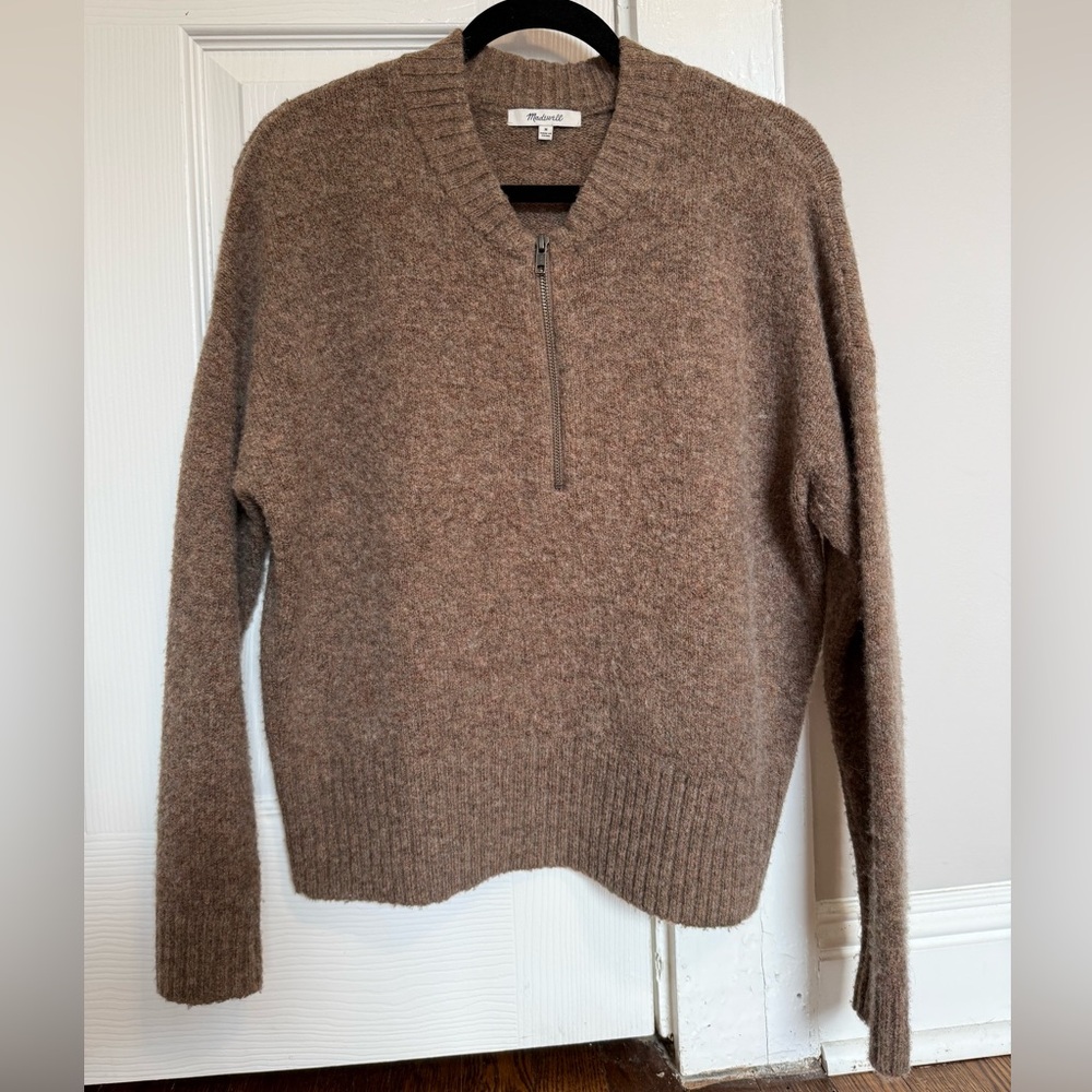 Madewell Quarter-Zip Sweater